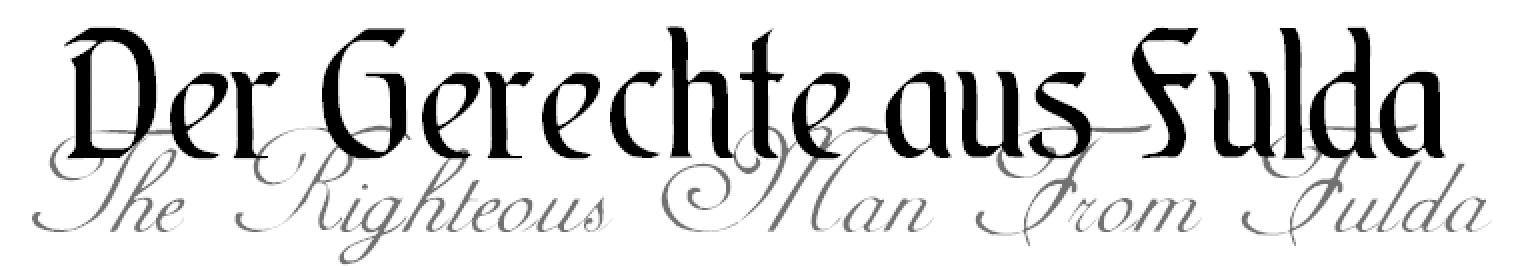 The Righteous Man from Fulda